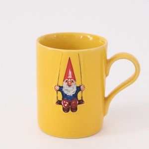 Kiss That Frog Gnome on a Swing Mug by Cleen